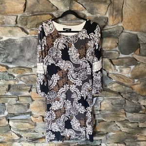 Dress with 3/4 Bell Sleeves